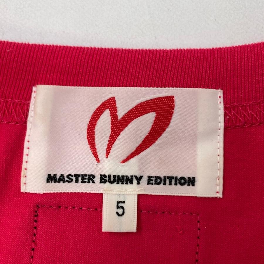 サイズ：5 MASTER BUNNY EDITION マスターバニーエディション 2025年モデル 15周年 半袖Tシャツ  ピンク系 [240101657847] ゴルフウェア メンズ ストスト MASTER BUNNY EDITION（マスターバニーエディション） 2025年モデル 15