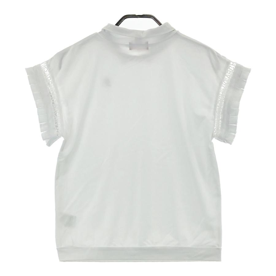 ARCHIVIO アルチビオ 襟付き フリル 半袖Tシャツ ホワイト系 36 ゴルフ 