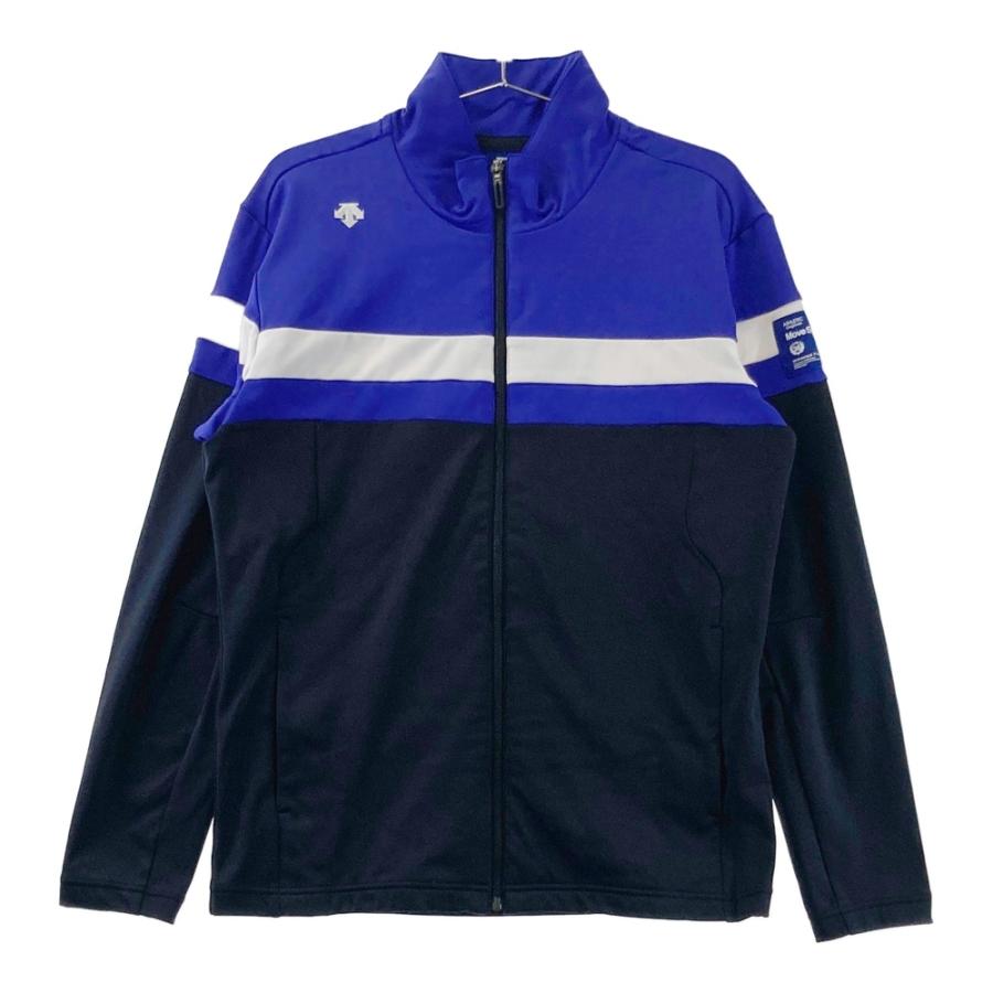 サイズ：L DESCENTE GOLF デサントゴルフ  フルジップジャケット  ブルー系 [240101658550] ゴルフウェア メンズ ストスト DESCENTE GOLF デサントゴルフ フルジップジャケット ブルー系 L