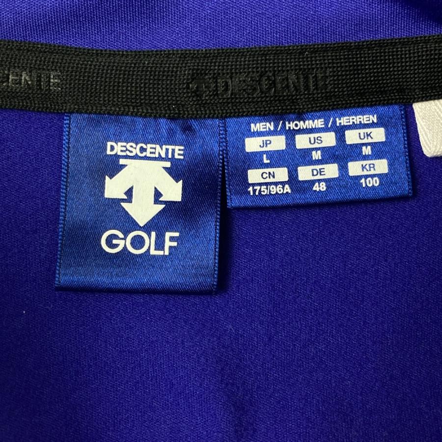 DESCENTE GOLF デサントゴルフ フルジップジャケット ブルー系 L
