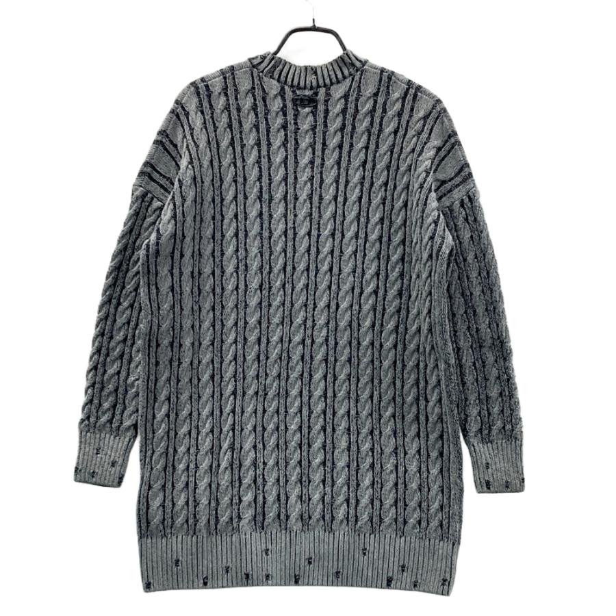 DIESEL ディーゼル M-PANTESSE ニットワンピース セーター グレー系 S レディース_1