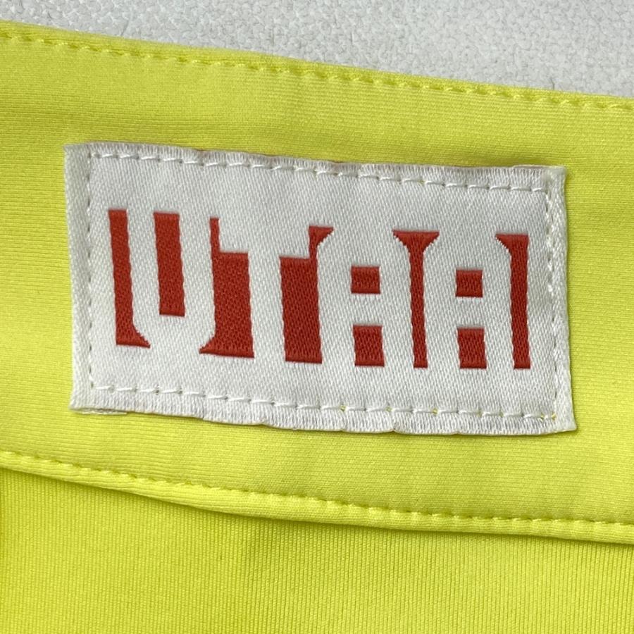 新品】UTAA ユタ プリーツスカート イエロー系 M ゴルフウェア
