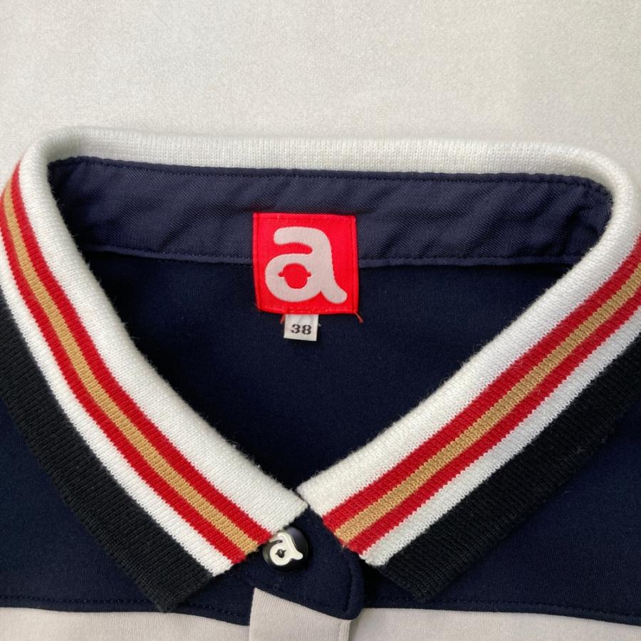 ARCHIVIO アルチビオ ノースリーブ ポロワンピース グレー系 38 ゴルフ