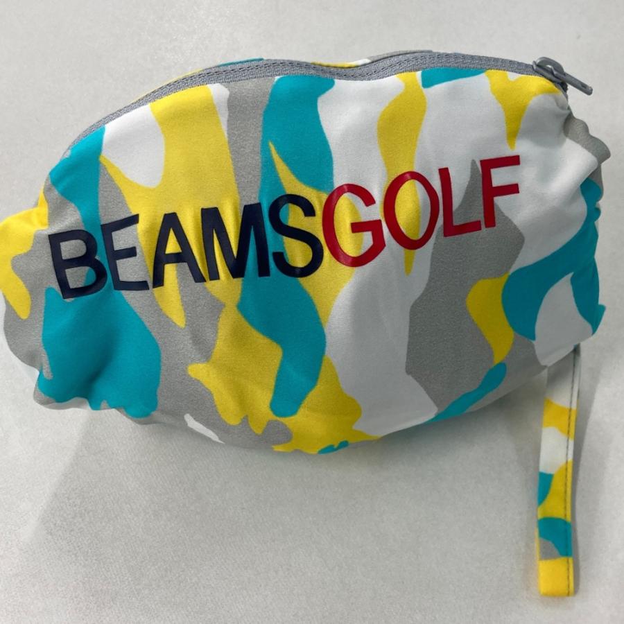 BEAMS GOLF ビームスゴルフ ジップジャケット カモフラ柄 グレー系 L