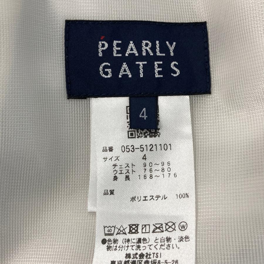 PEARLY GATES パーリーゲイツ 2025年モデル ジップジャケット ボーダー柄 ネイビー系 4 ゴルフウェア メンズ_4