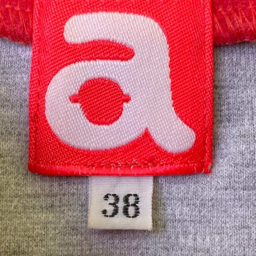 ARCHIVIO アルチビオ ハイネック 長袖Tシャツ 袖ボーダー グレー系 38