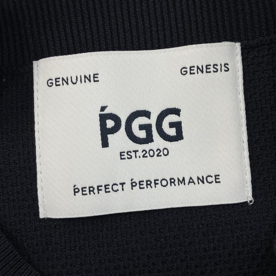 PGG PEARLY GATES パーリーゲイツ 2024年モデル 半袖 ニットセーター  ネイビー系 1 ゴルフウェア レディースの画像