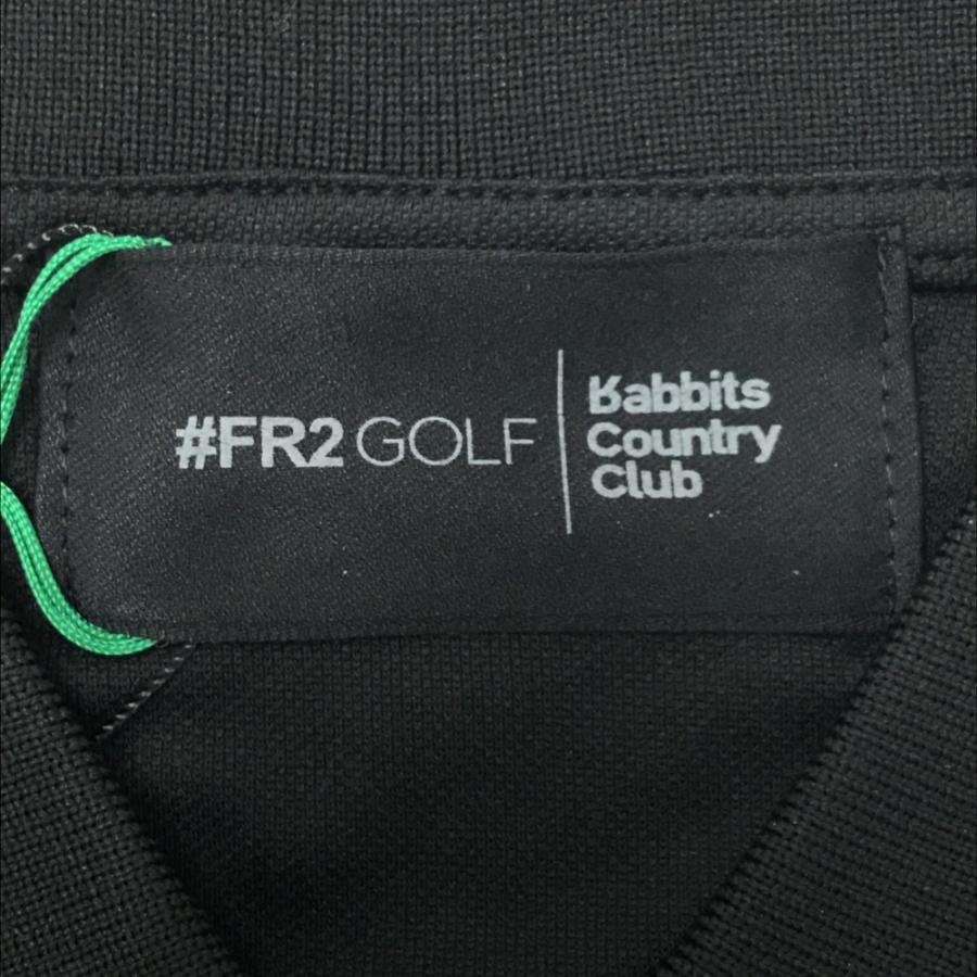 新品】FR2 GOLF エフアールツーゴルフ 半袖ポロシャツ ブラック系 S
