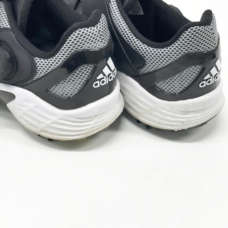 【極美品】 FW5556 ゴルフシューズ 27.5サイズ ブラック ADIDAS GOLF アディダスゴルフ FW5556 ZG21 BOA ゴルフシューズ