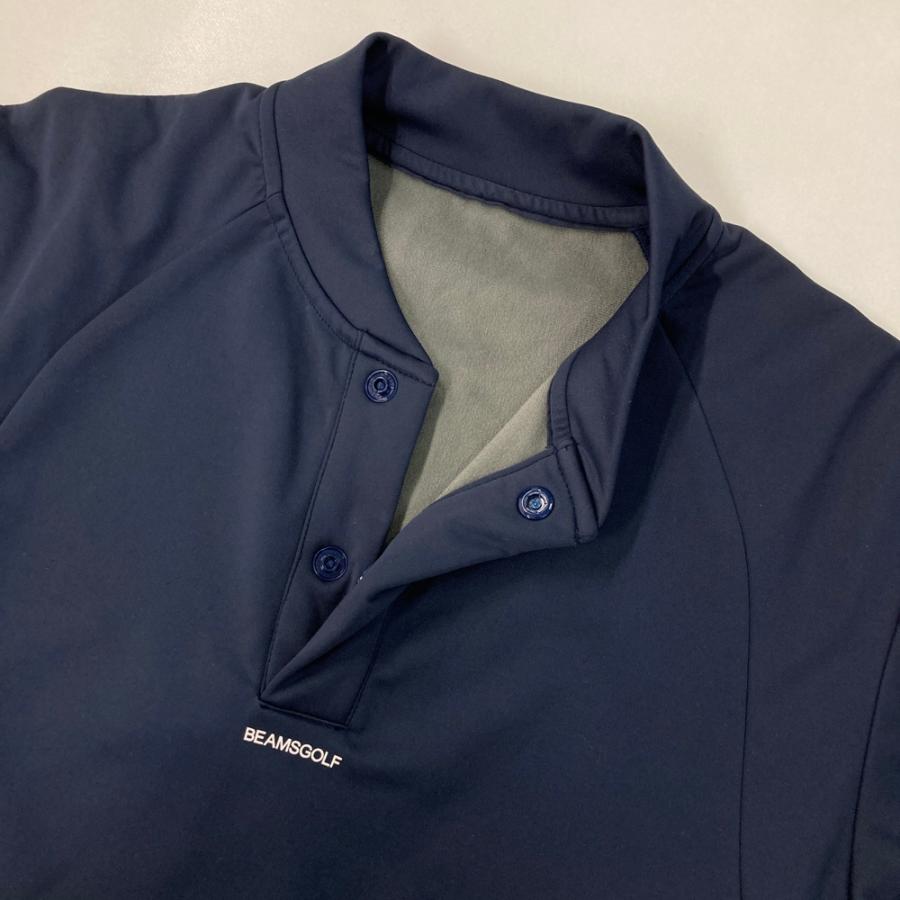 BEAMS GOLF ビームスゴルフ 裏起毛 長袖ブルゾン プルオーバー