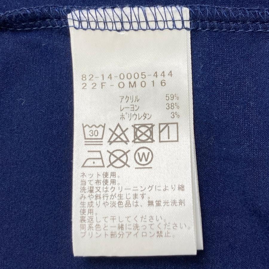 BEAMS GOLF ビームスゴルフ タートルネック 長袖Tシャツ ネイビー系 S