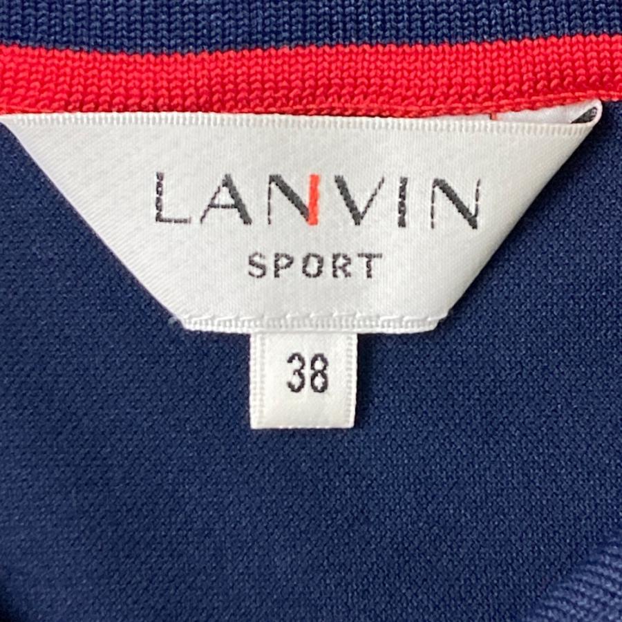 LANVIN SPORT ランバン スポール 半袖ポロシャツ ネイビー系 38 ゴルフ