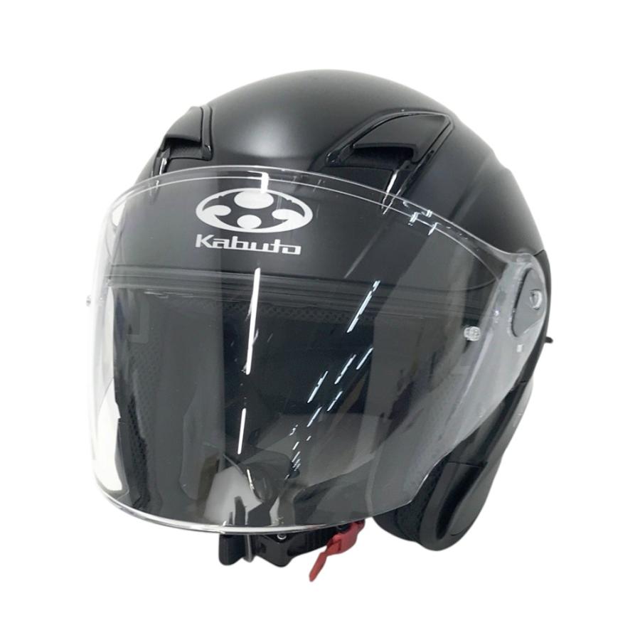 Kabuto Exceed ジェットヘルメット マットブラック　Ｌサイズ Kabuto Exceed ジェットヘルメット マットブラック カブト Lサイズ