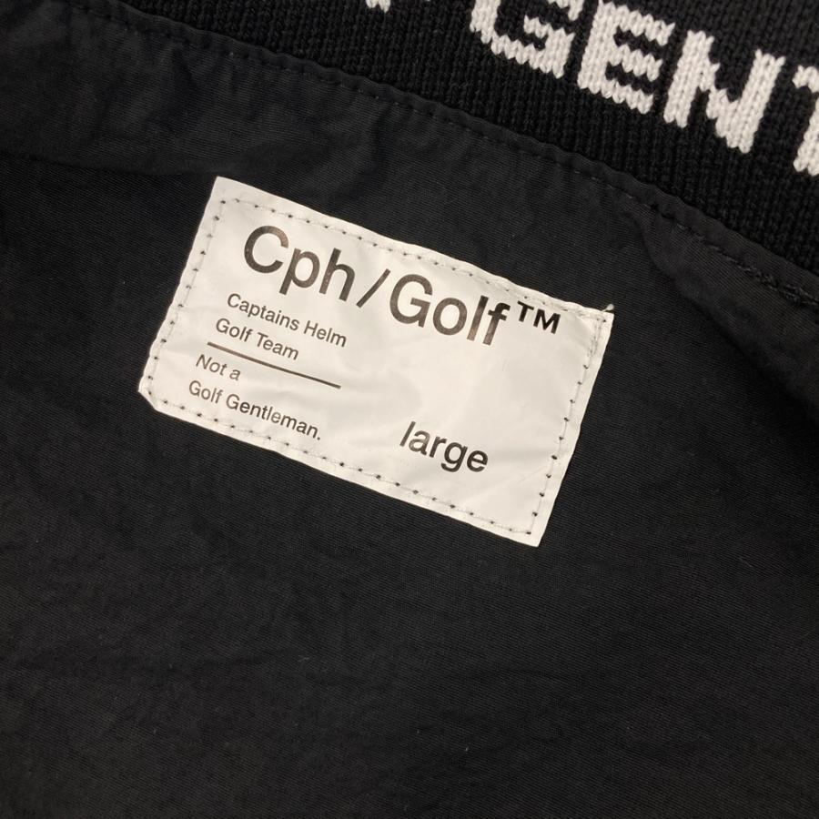 CAPTAINS HELM GOLF　キャプテンズ ヘルム ゴルフ 裏メッシュ 長袖ブルゾン ジャケット ブラック系 L ゴルフウェア メンズ_5