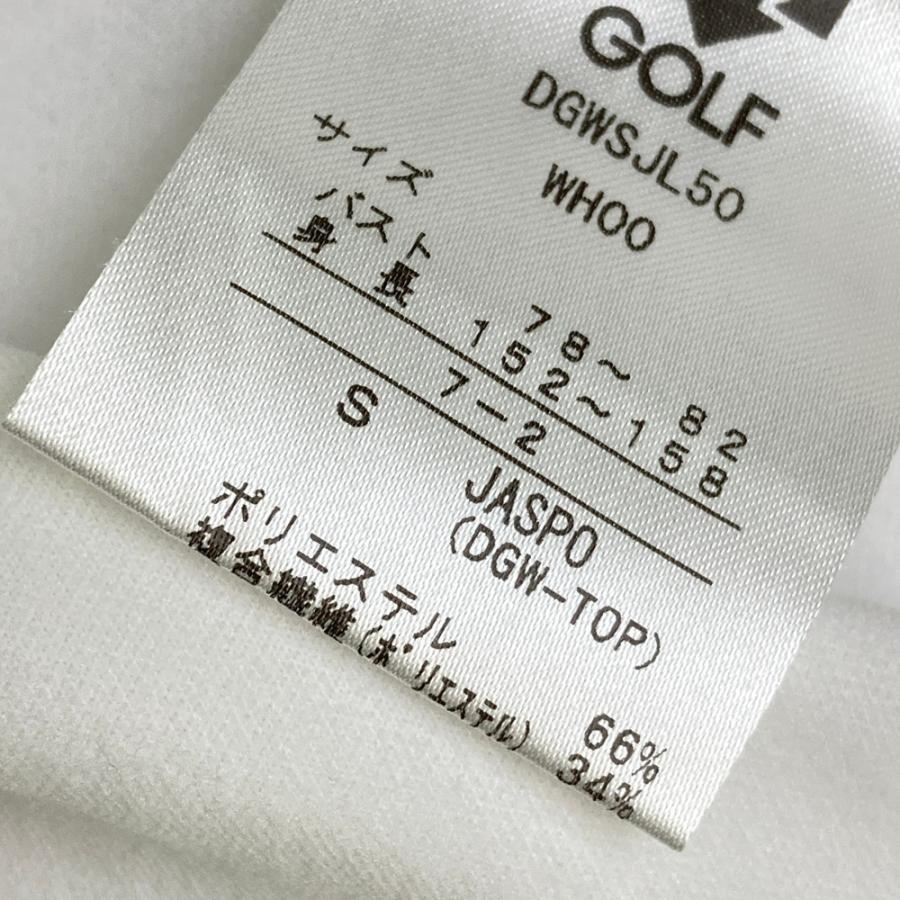 DESCENTE GOLF デサントゴルフ ジップジャケット ホワイト系 S ゴルフ