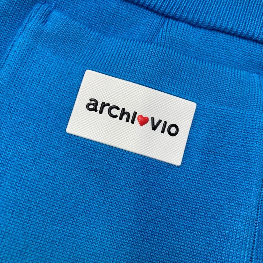 新品】ARCHIVIO アルチビオ フレアスカート ウール混 ブルー系 36