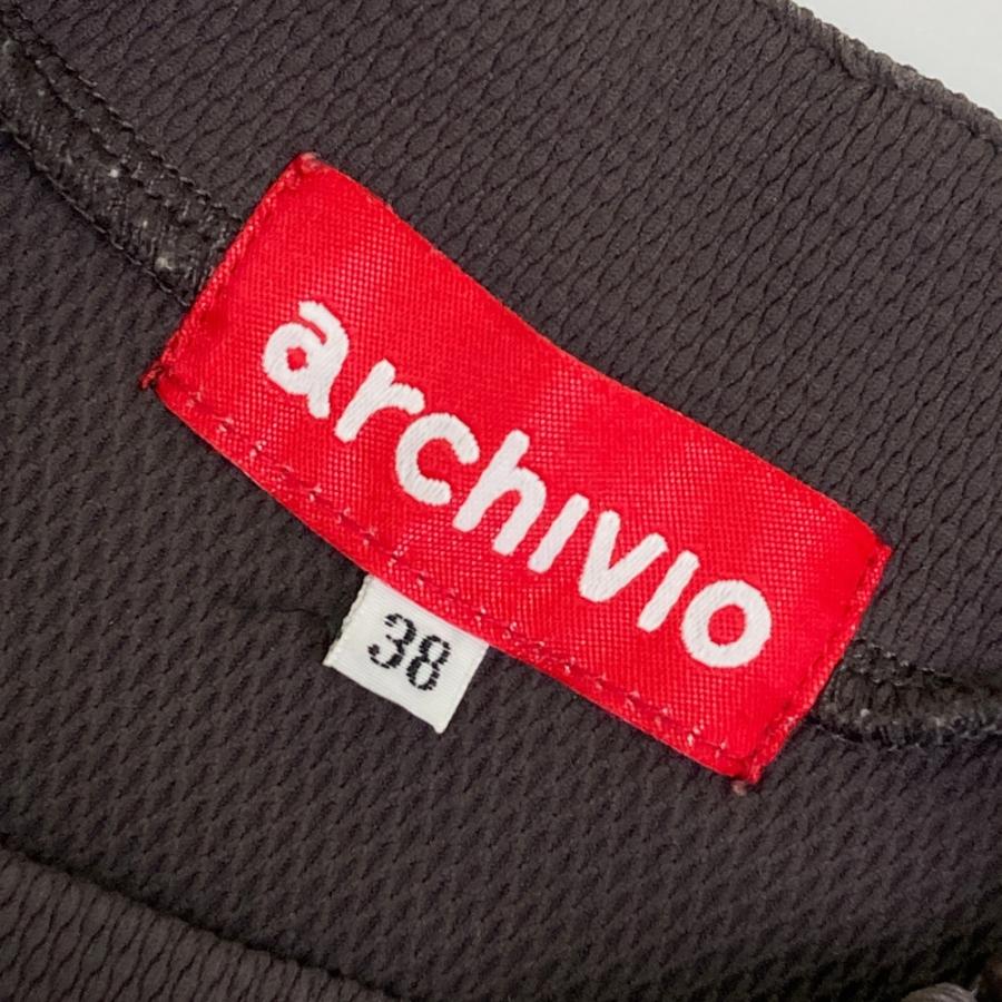 archivio（アルチビオ） ノースリーブワンピース プリーツ ブラウン系