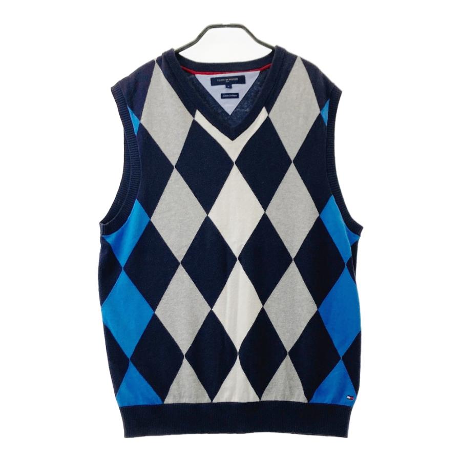 TOMMY HILFIGER GOLF トミー ヒルフィガーゴルフ ウール混 Vネック 
