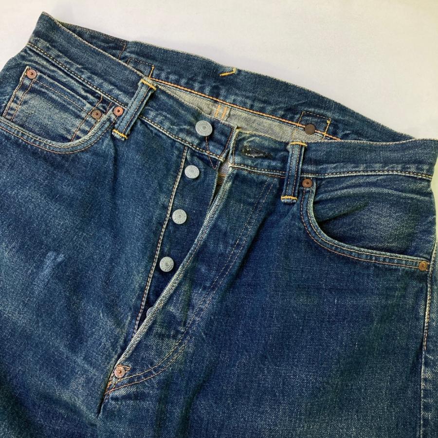 EVISU エヴィス no.2 2004 カモメペイント デニムパンツ ネイビー系 33