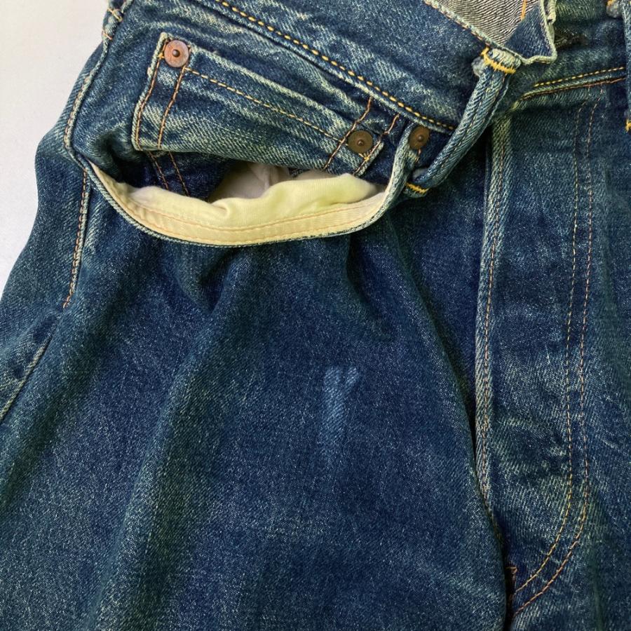 EVISU エヴィス no.2 2004 カモメペイント デニムパンツ ネイビー系 33