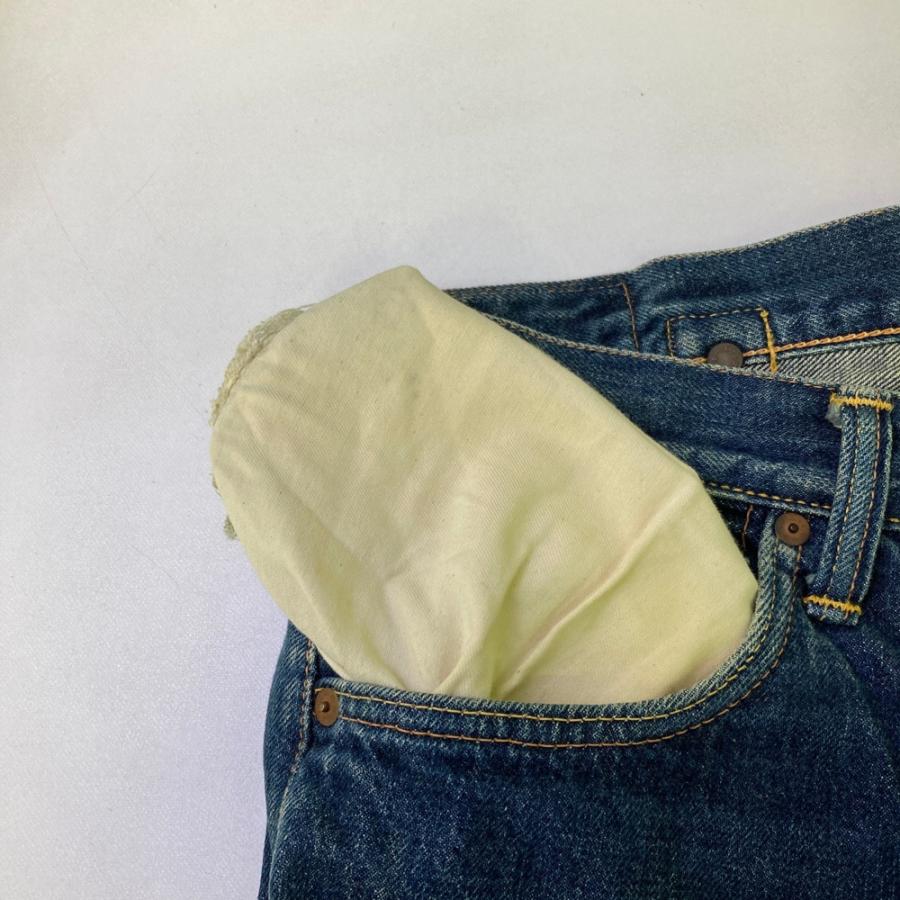 EVISU エヴィス no.2 2004 カモメペイント デニムパンツ ネイビー系 33