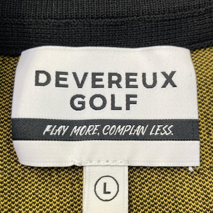 DEVEREUX GOLF デヴァローゴルフ ニットセーター ブラック系 L ゴルフ