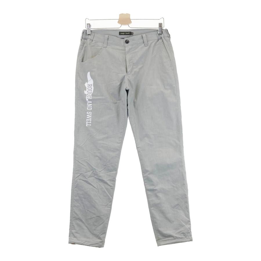 ROUGH&SWELL ラフアンドスウェル  裏フリース ロングパンツ  グレー系 S ゴルフウェア メンズ