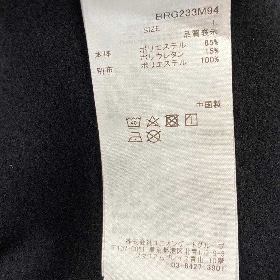 BRIEFING GOLF ブリーフィング  裏起毛 長袖ジップパーカー  ネイビー系 L ゴルフウェア メンズの画像