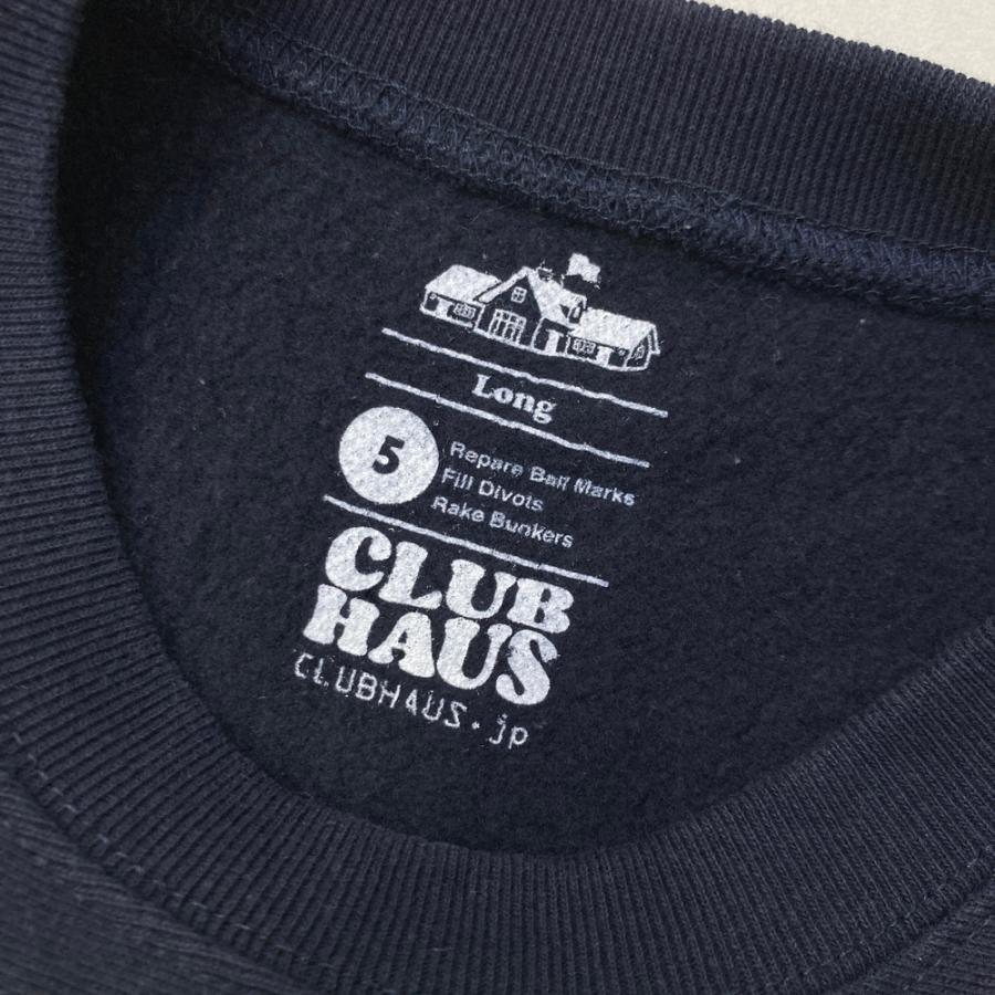 CLUBHAUS クラブハウス 裏起毛 スウェットトレーナー ネイビー系