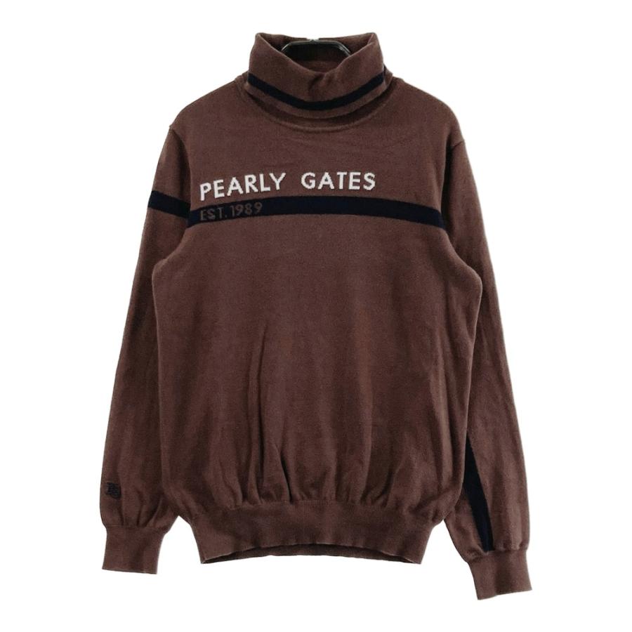 PEARLY GATES（パーリーゲイツ） タートルネックニット ブラウン系 3