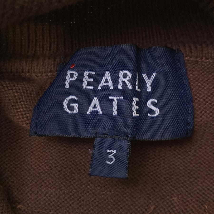 PEARLY GATES（パーリーゲイツ） タートルネックニット ブラウン系 3