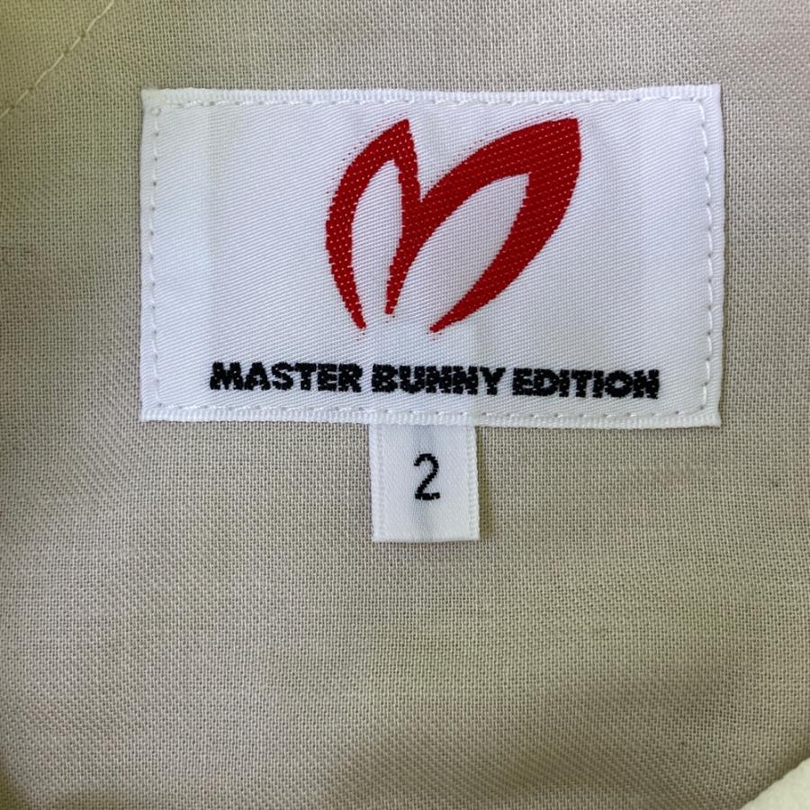 【美品】MASTER BUNNY EDITION マスターバニーエディション  ストレッチパンツ  ホワイト系 2 ゴルフウェア レディースの画像