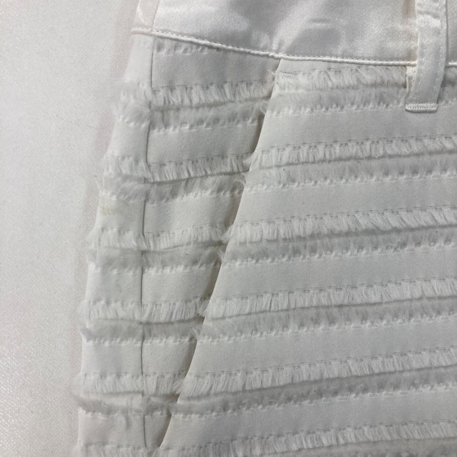 St ANDREWS セントアンドリュース スカート フリンジ ホワイト系 M