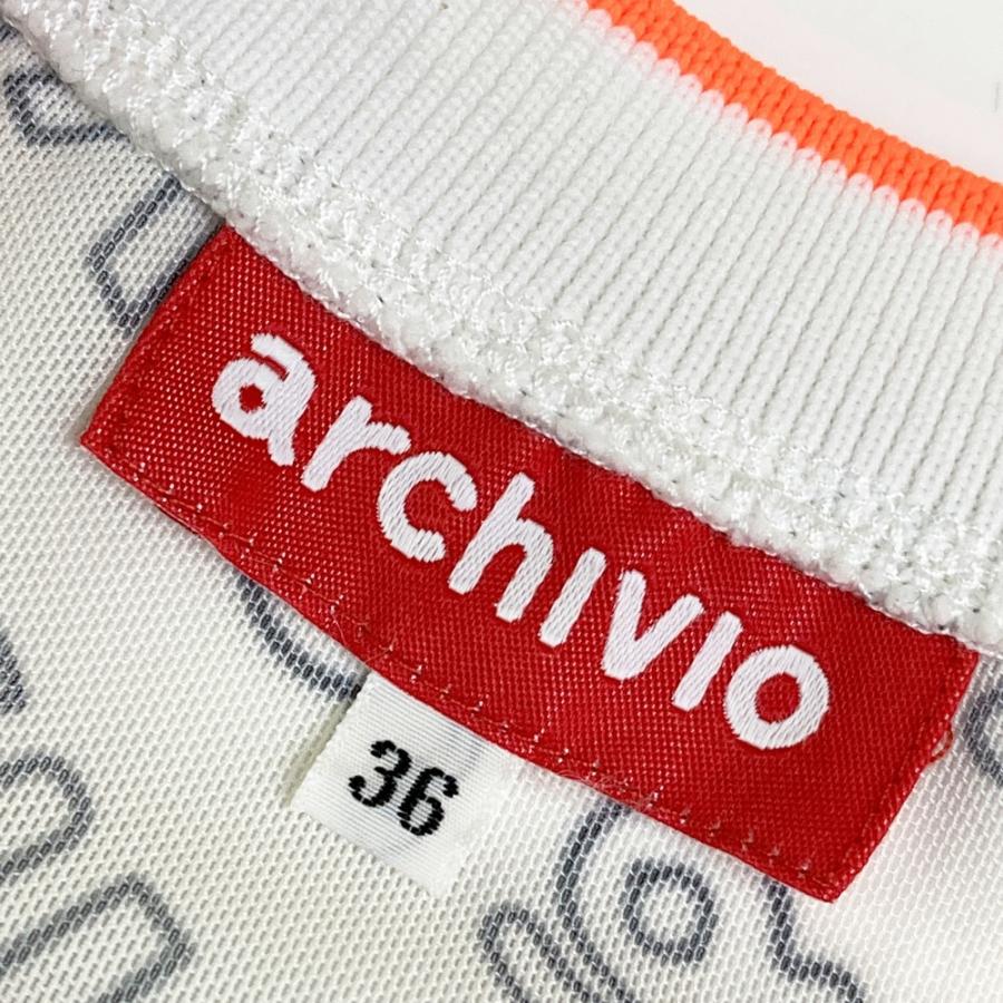 archivio（アルチビオ） メッシュ 半袖 ジップジャケット ロゴ 総柄