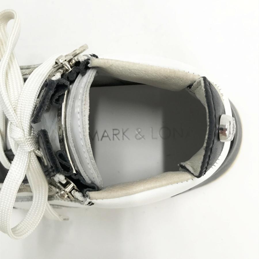 MARK\u0026LONA マークアンドロナ MLS-9A-SS02 スパイクレス ハイカット ゴルフシューズ  ブラック系 26cm ゴルフウェア メンズの画像