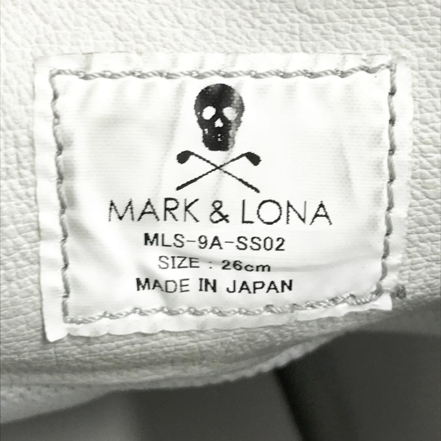 MARK\u0026LONA マークアンドロナ MLS-9A-SS02 スパイクレス ハイカット ゴルフシューズ  ブラック系 26cm ゴルフウェア メンズの画像