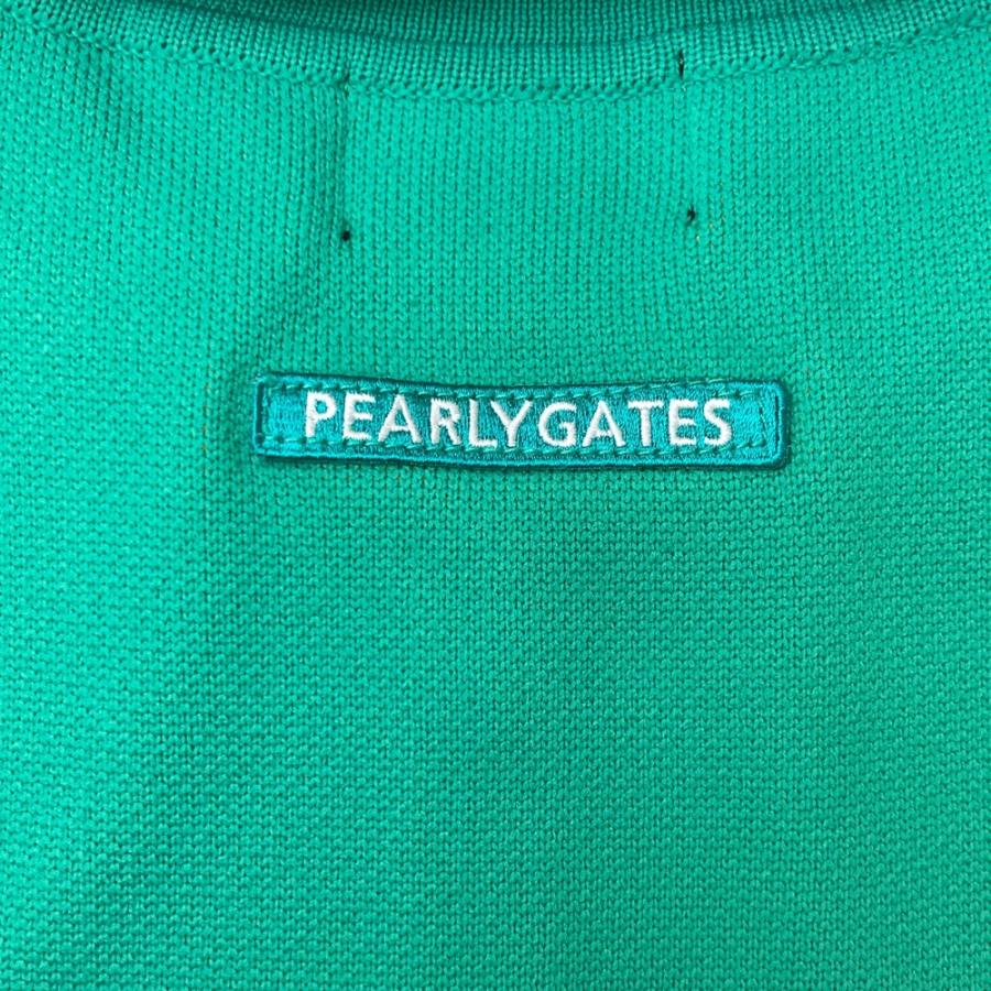 サイズ：1 PEARLY GATES パーリーゲイツ 2024年モデル ニット 長袖シャツ アーガイル柄 グリーン系 [240101665044] ゴルフウェア レディース ストスト PEARLY GATES（パーリーゲイツ） 【新品】PEARLY GATES 2024年モデル