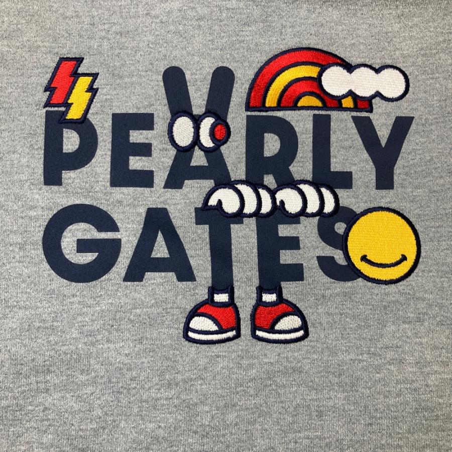 新品】PEARLY GATES パーリーゲイツ 長袖 スウェットトレーナー グレー