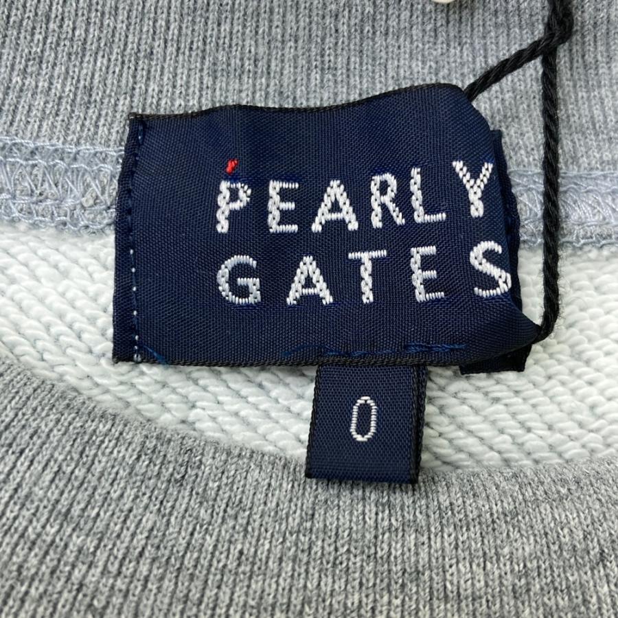 新品】PEARLY GATES パーリーゲイツ 長袖 スウェットトレーナー グレー