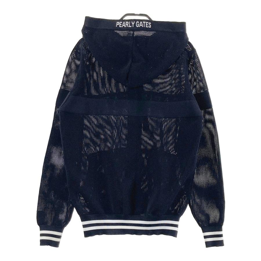 パーリーゲイツ　メンズ　メッシュニットブルゾン　size5 PEARLY GATES パーリーゲイツ メッシュニット ジップパーカー