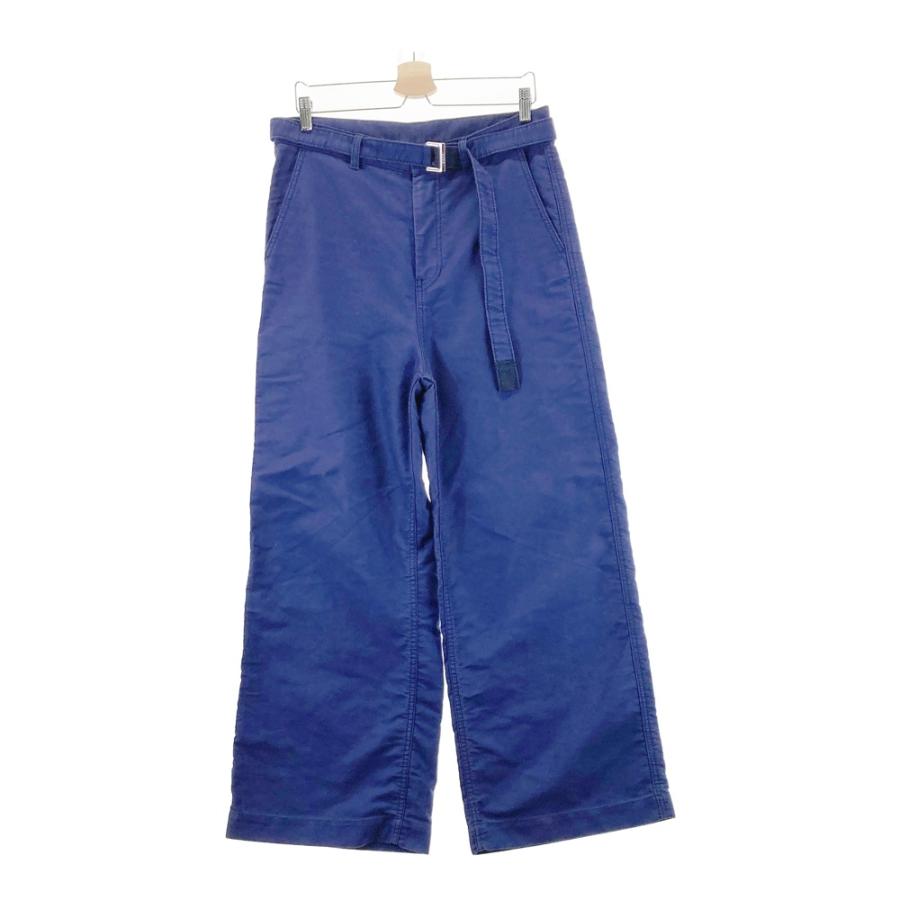 24ss sacaiモールスキンパンツ Moleskin ブルー系 2 メンズ sacai サカイ 24SS 24-03310M モールスキンパンツ Moleskin Pants