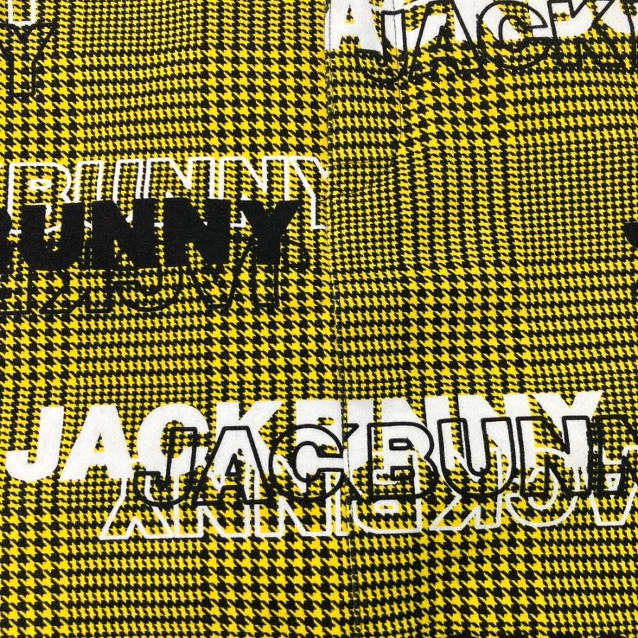 サイズ：0 JACK BUNNY ジャックバニー 2023年 インナー付 ストレッチスカート ロゴ グレンチェック柄 イエロー系 [240101665860] ゴルフウェア レディース ストスト JACK BUNNY ジャックバニー 2023年 インナー付 ストレッチスカート