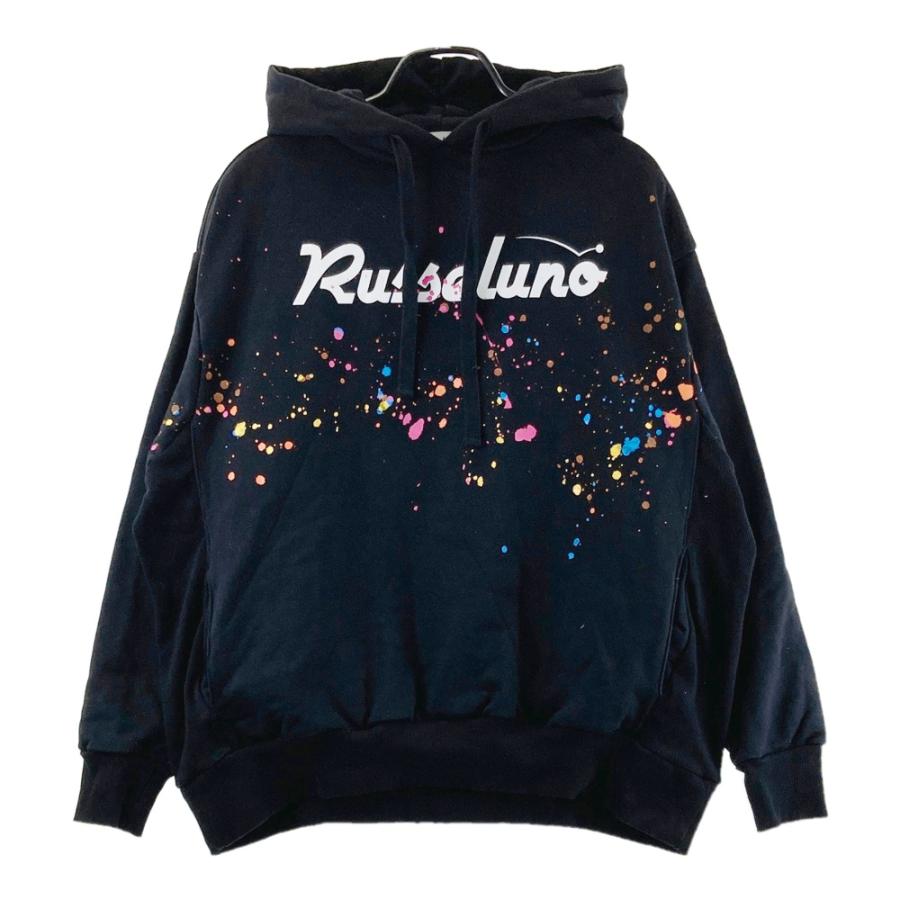 Russeluno（ラッセルノ） スウェットパーカー 総柄 ブラック系 5
