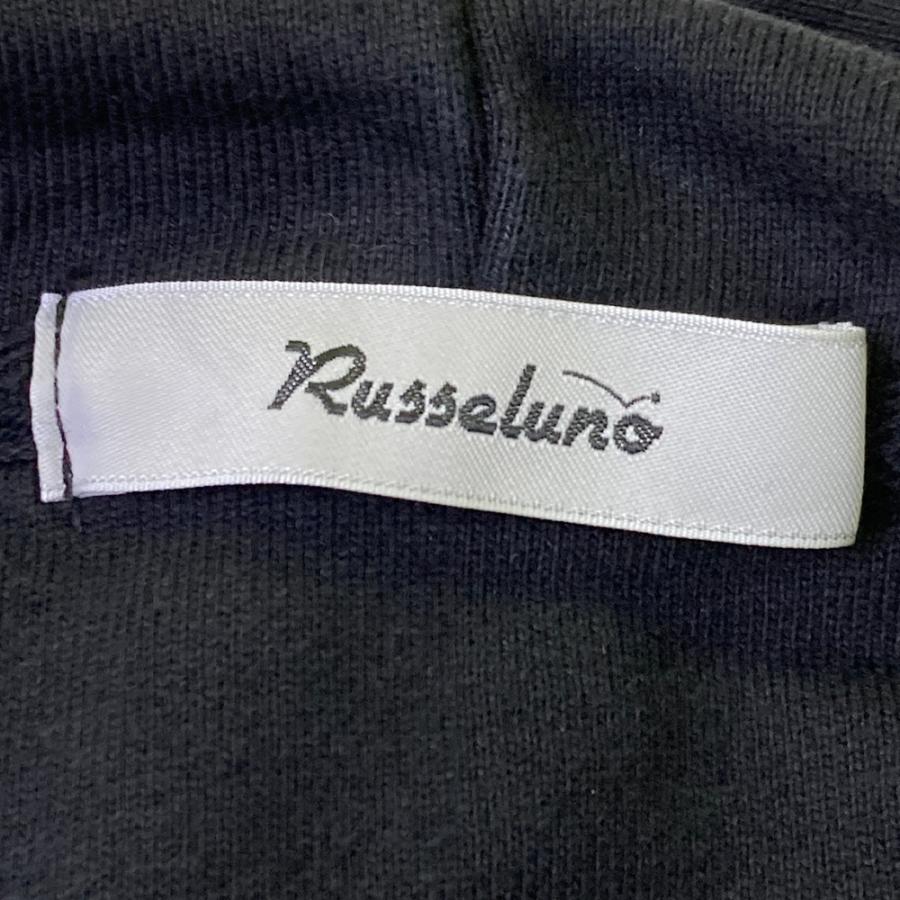 RUSSELUNO ラッセルノ  スウェットパーカー 総柄 ブラック系 5 ゴルフウェア メンズの画像