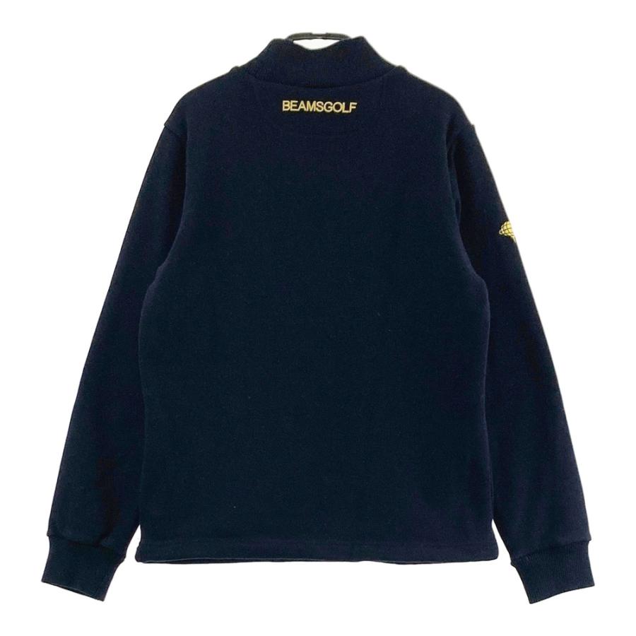 BEAMS GOLF ネイビー トレーナー BEAMS GOLF（ビームス ゴルフ） 裏起毛 長袖スウェットトレーナー