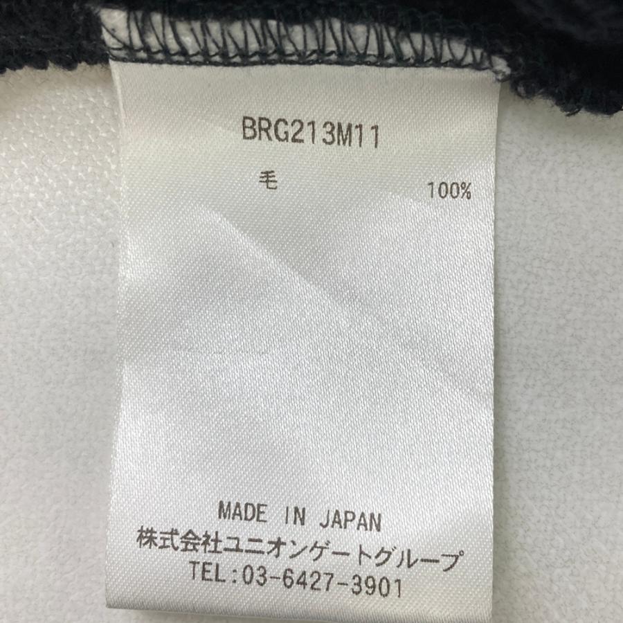 BRIEFING GOLF ブリーフィング ウール ニット ジップパーカー ブラック系 M ゴルフウェア メンズ_5