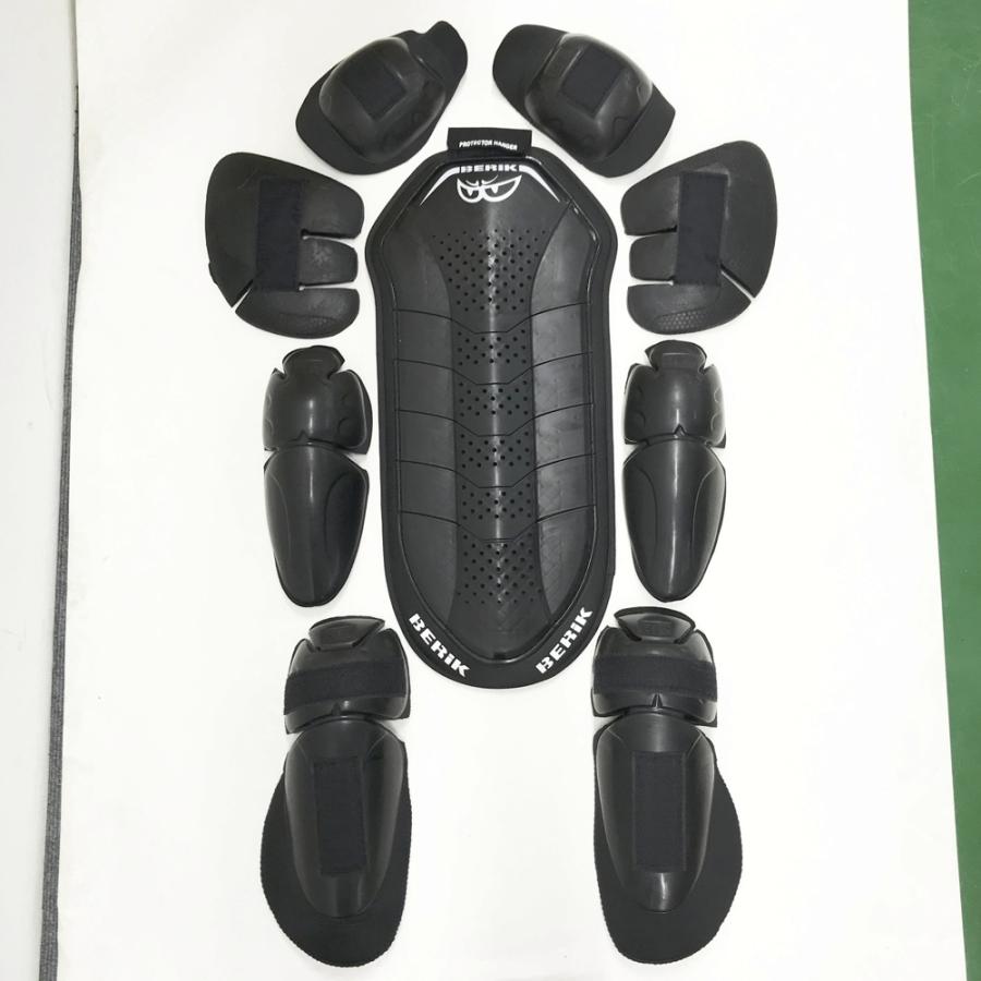 BERIK ベリック LS1-171334 レーシングスーツ MFJ公認  ブラック系 60 バイクウェア メンズの画像