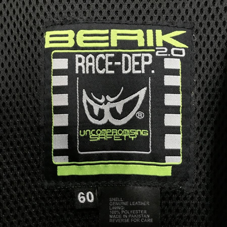 BERIK ベリック LS1-171334 レーシングスーツ MFJ公認  ブラック系 60 バイクウェア メンズの画像