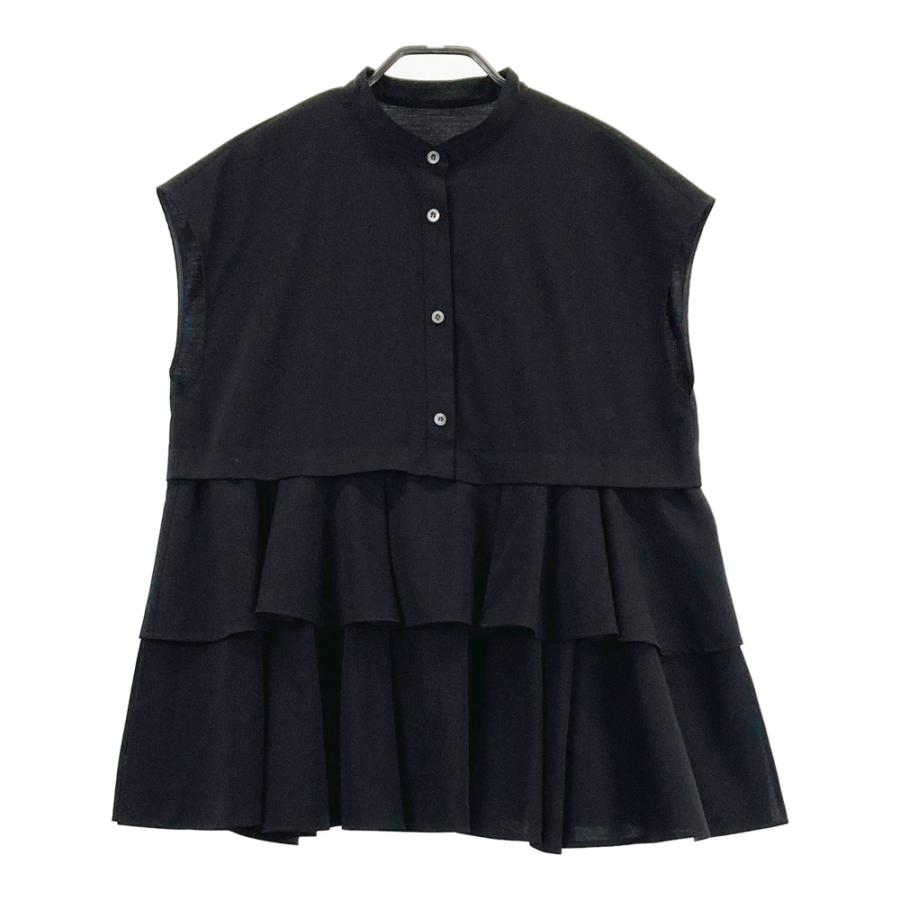 ADORE アドーア 531-5210605 ジョーゼットブラウス ブラック系 38 