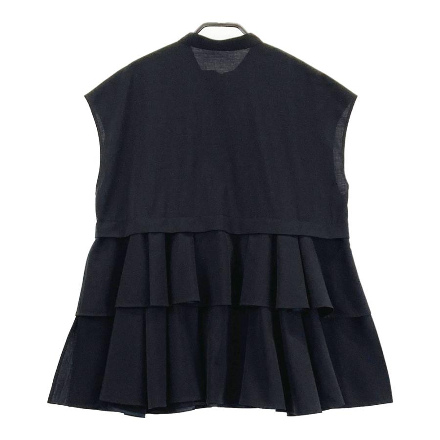 ADORE アドーア 531-5210605 ジョーゼットブラウス ブラック系 38 